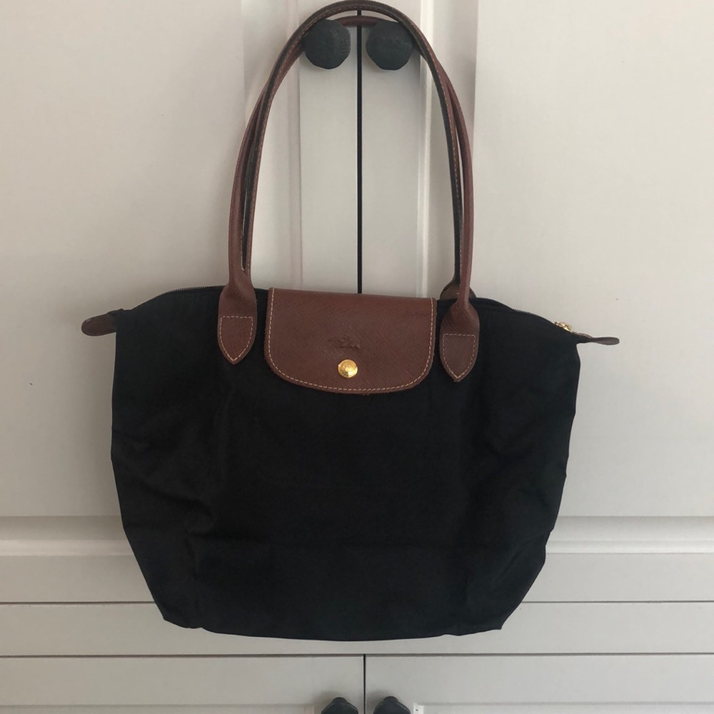 Longchamp le pliage medium tote handbag black